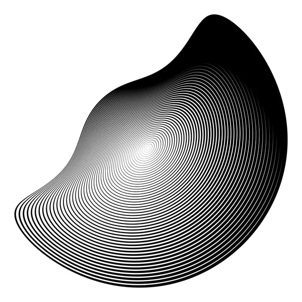 Дизайн монохромного ілюзійного фону — стоковий вектор