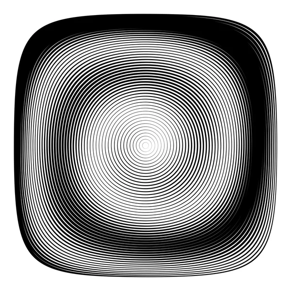Conception fond illusion monochrome — Image vectorielle