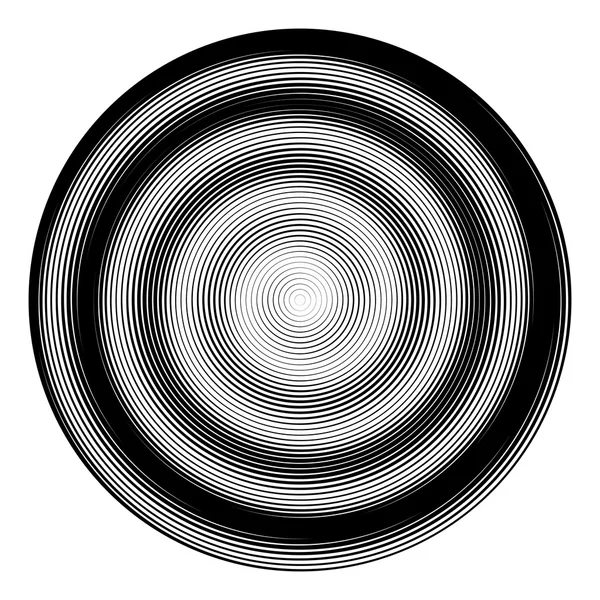 Design monochrome illusion background — Stock Vector