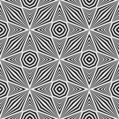 kesintisiz tek renkli geometrik desen tasarım