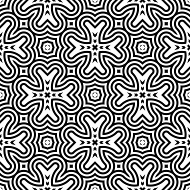 kesintisiz tek renkli geometrik desen tasarım