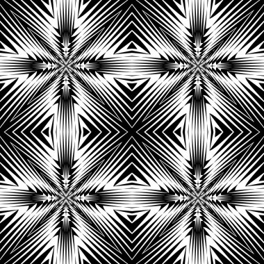 kesintisiz tek renkli geometrik desen tasarım