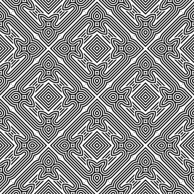 kesintisiz tek renkli dekoratif desen tasarım