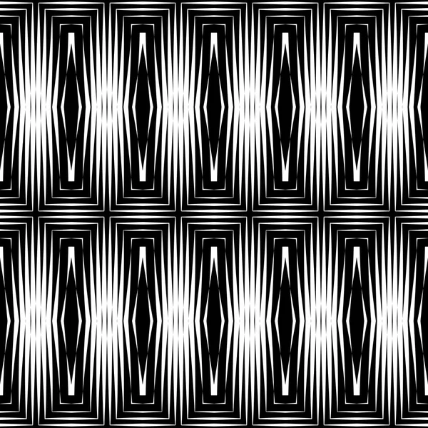 Design seamless monochrome striped pattern — Stock Vector