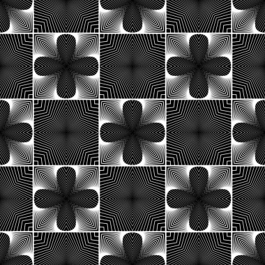 kesintisiz tek renkli dekoratif desen tasarım