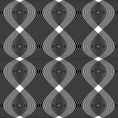 Sorunsuz tek renkli sallanan desen tasarım