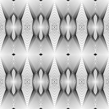 kesintisiz tek renkli dekoratif desen tasarım