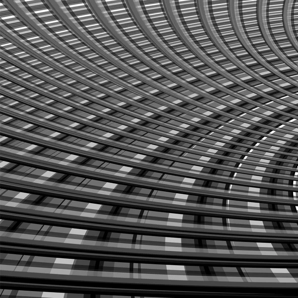 Conception grille monochrome fond illusion — Image vectorielle