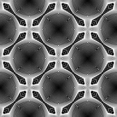 kesintisiz tek renkli dekoratif desen tasarım