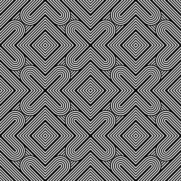 kesintisiz tek renkli geometrik desen tasarım