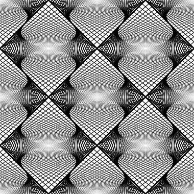 kesintisiz tek renkli ızgara desen tasarım