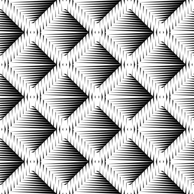 Kusursuz elmas dışbükey desen tasarım