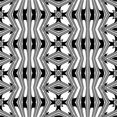 kesintisiz tek renkli geometrik desen tasarım