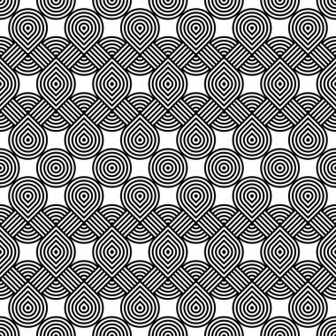 kesintisiz tek renkli dekoratif desen tasarım