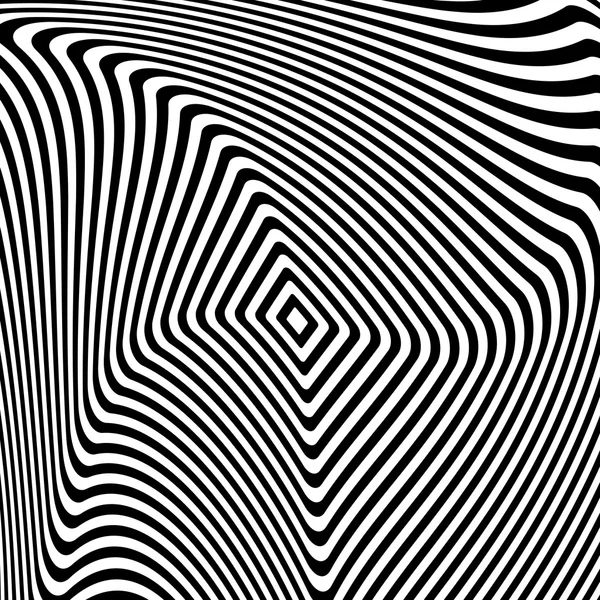 Diseño de fondo de ilusión monocromo — Archivo Imágenes Vectoriales