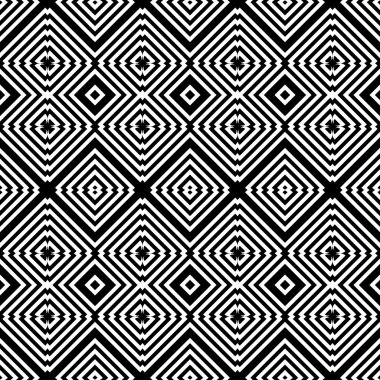 kesintisiz tek renkli geometrik desen tasarım