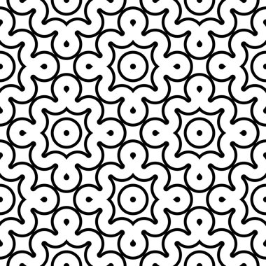 kesintisiz tek renkli geometrik desen tasarım