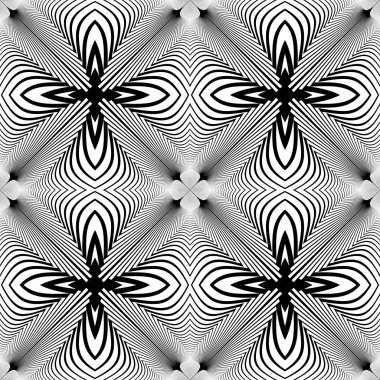 kesintisiz tek renkli çizgili desen tasarım