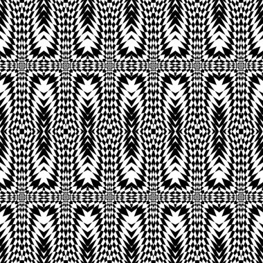 kesintisiz tek renkli geometrik desen tasarım