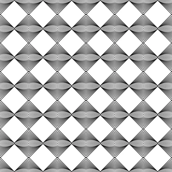 Design seamless monochrome decorative pattern — Stock Vector