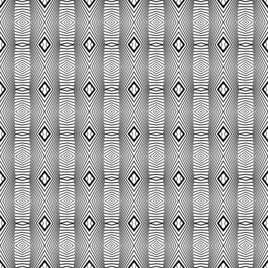 kesintisiz tek renkli geometrik desen tasarım