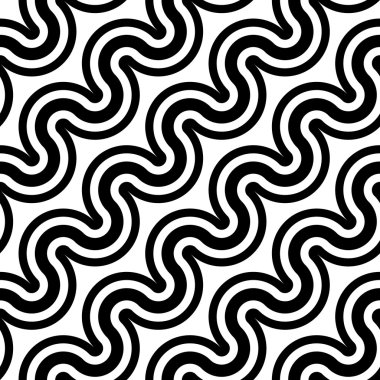 Sorunsuz tek renkli büküm desen tasarım