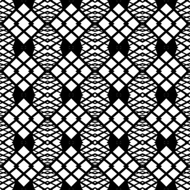 kesintisiz tek renkli geometrik desen tasarım