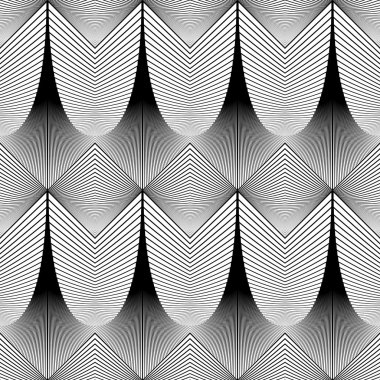 Dekoratif desen sallayarak sorunsuz tek renkli tasarım