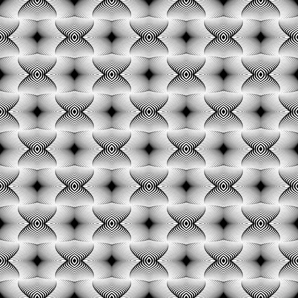 Design senza soluzione di continuità modello monocromatico — Vettoriale Stock