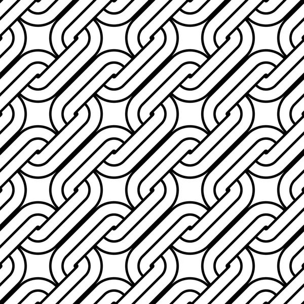 Design motif décoratif monochrome sans couture — Image vectorielle