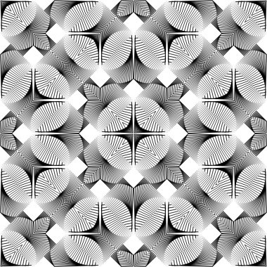 kesintisiz tek renkli dekoratif desen tasarım