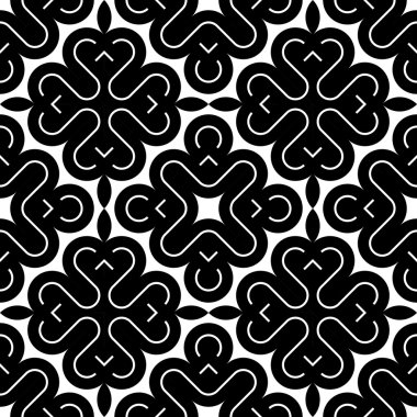 kesintisiz tek renkli dekoratif desen tasarım