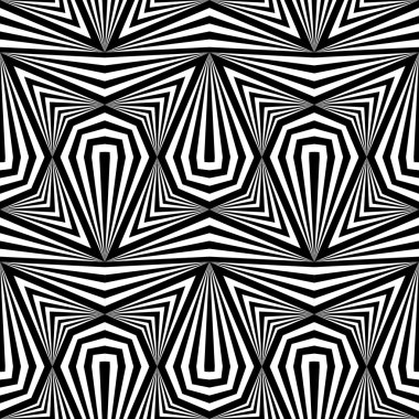 Sorunsuz tek renkli zikzak desen tasarım