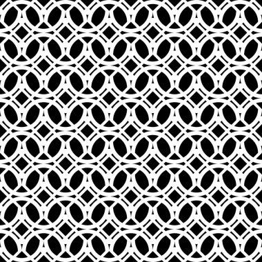 Kusursuz ızgara deseni tasarla. Soyut tek renkli geometrik arkaplan. Vektör sanatı