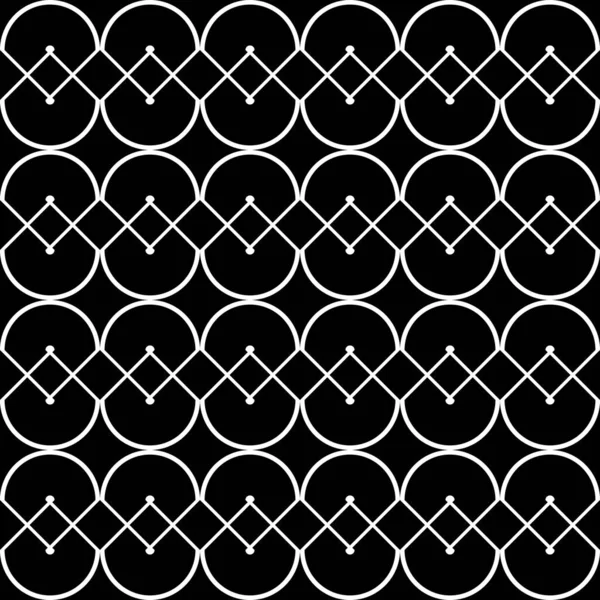 Σχεδιασμός Απρόσκοπτη Σχάρα Μοτίβο Αφηρημένο Μονόχρωμο Γεωμετρικό Υπόβαθρο Διανυσματική Τέχνη — Διανυσματικό Αρχείο