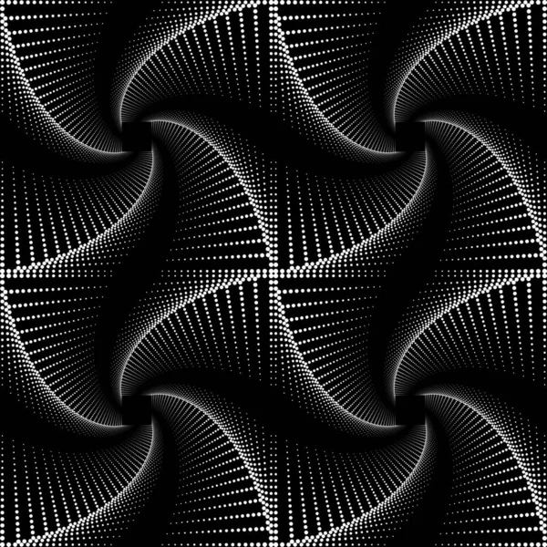 Navrhnout Bezproblémový Tečkovaný Vzor Abstraktní Monochromatické Dekorativní Pozadí Vektorové Umění — Stockový vektor