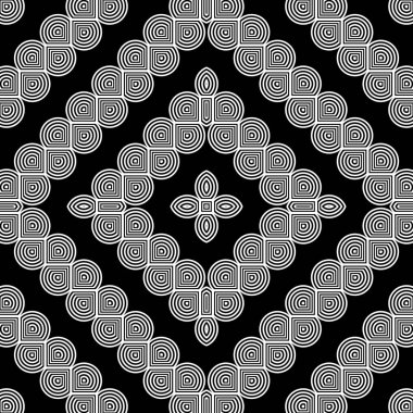 Kusursuz tek renkli rendeleyici dekoratif desen tasarla. Soyut elmas arkaplan. Vektör sanatı