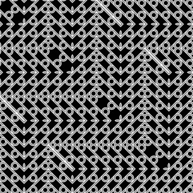 Kusursuz geometrik zigzag deseni tasarla. Soyut monokrom rendeleyici dekoratif arka plan. Vektör sanatı