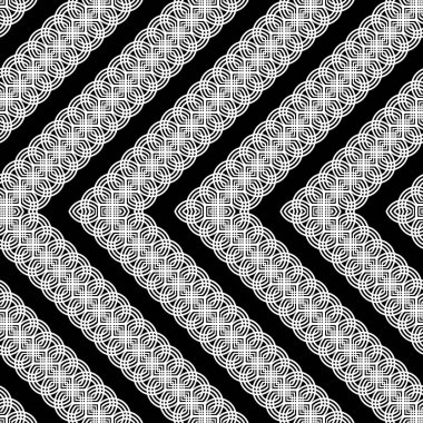 Kusursuz tek renkli ızgara zigzag deseni tasarla. Soyut arkaplan. Vektör sanatı