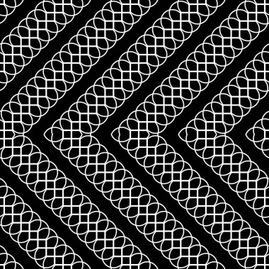 Kusursuz tek renkli ızgara zigzag deseni tasarla. Soyut arkaplan. Vektör sanatı