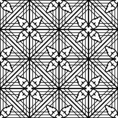 Kusursuz tek renkli ızgara deseni tasarla. Soyut dekoratif arka plan. Vektör sanatı