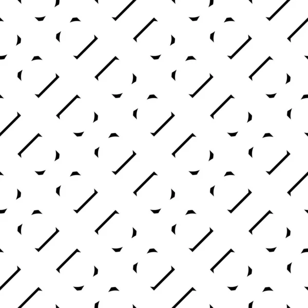 Entwerfen Sie Nahtlose Geometrische Muster Abstrakter Monochromer Gitterhintergrund Vektorkunst — Stockvektor