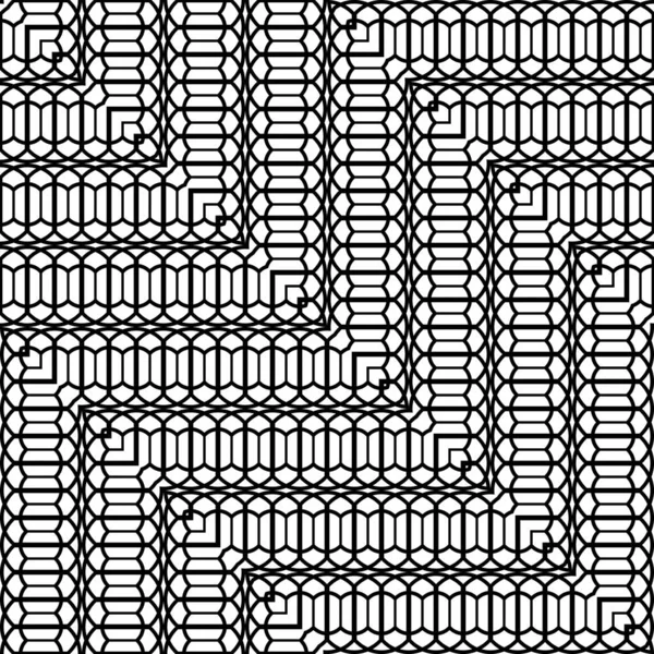 Diseña Patrón Zigzag Sin Costuras Fondo Rayas Monocromáticas Abstracto Arte — Archivo Imágenes Vectoriales