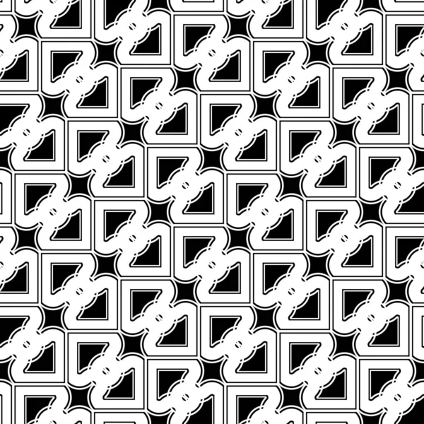 Design Seamless Grating Pattern Abstract Monochrome Geometric Background Vector Art — Stock Vector