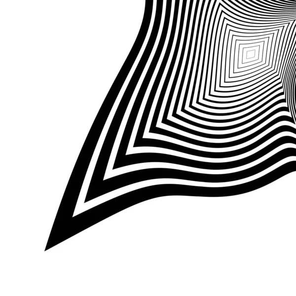 Design Monochrome Stripy Illusie Achtergrond Abstracte Achtergrond Vector Art Illustratie Stockillustratie