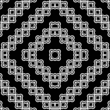 Kusursuz tek renkli desen tasarla. Soyut geometrik arkaplan. Vektör sanatı