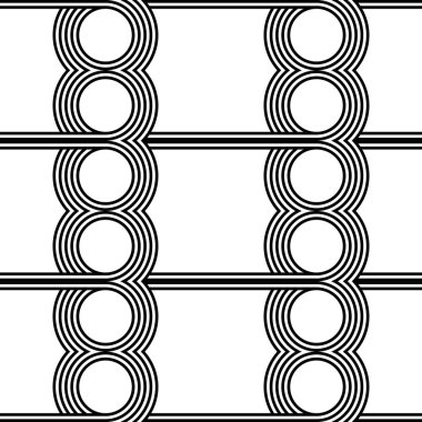 Kusursuz tek renkli çizgili desen tasarla. Soyut geometrik arkaplan. Vektör sanatı