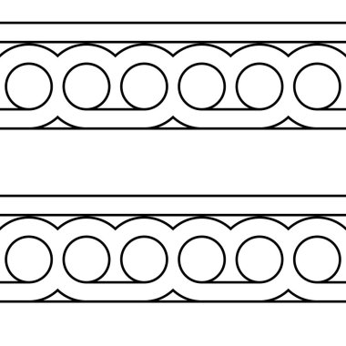 Kusursuz tek renkli çizgili desen tasarla. Soyut geometrik arkaplan. Vektör sanatı