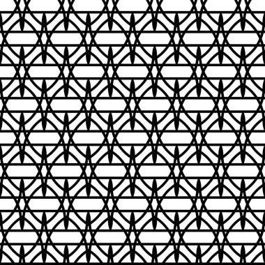 Kusursuz tek renkli ızgara deseni tasarla. Soyut dekoratif arka plan. Vektör sanatı