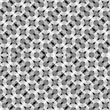 Dekoratif desenli tasarım. Soyut monokrom dantelli arka plan. Vektör sanatı